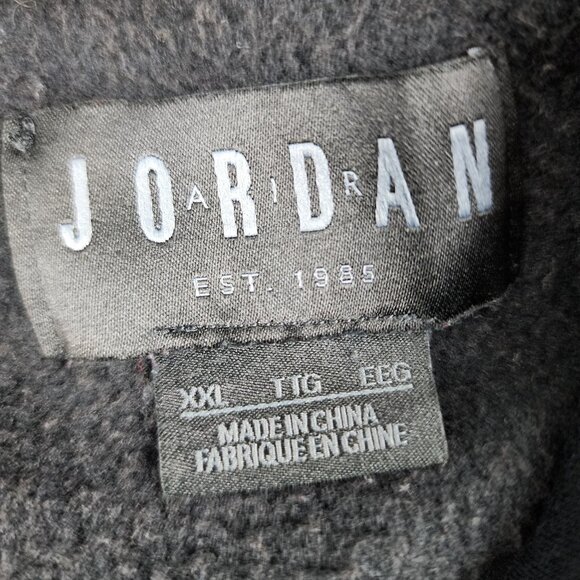 Air Jordan x Tinker Hoodie Mens 2XL Black Sports Wear Legacy Pullover BQ0298-010 - Picture 3 of 11
